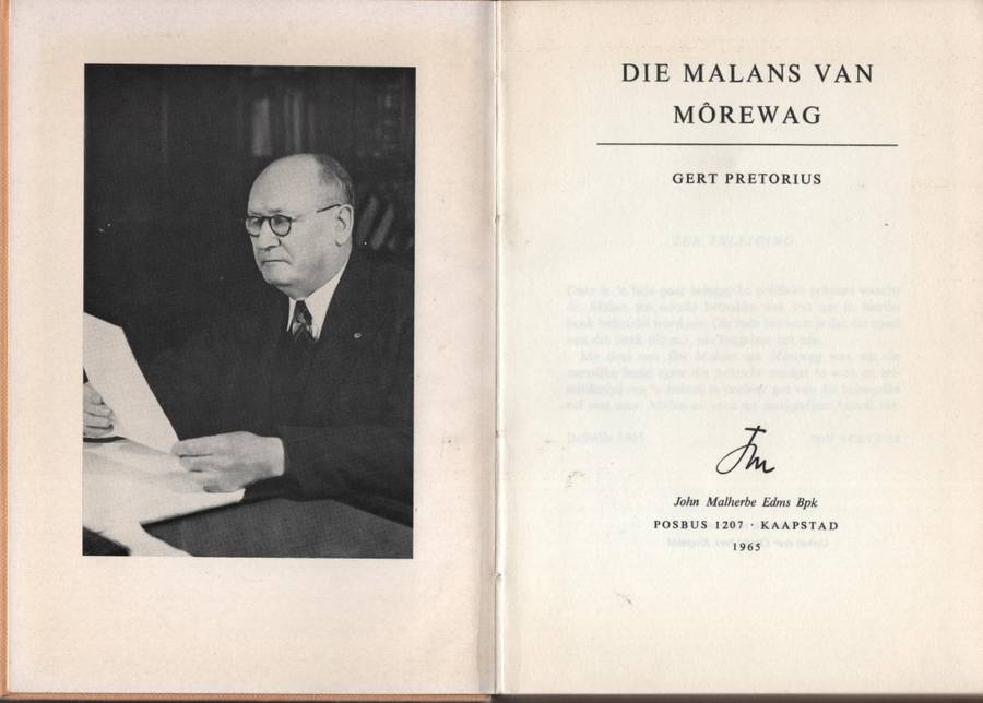 Die Malans van Môrewag - Pretorius, Gert