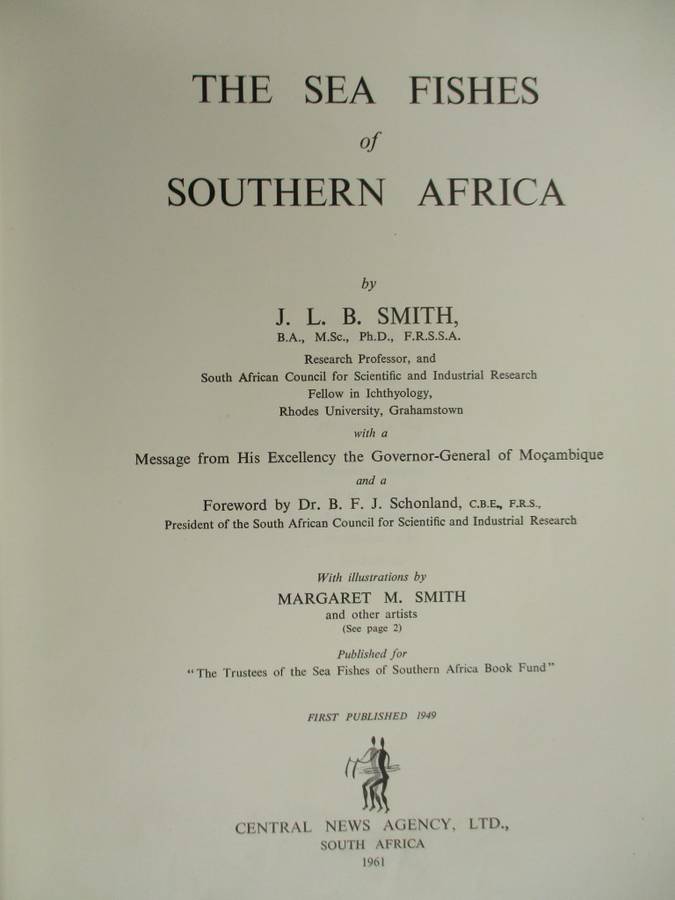 The Sea Fishes of Southern Africa - Smith, J. L. B.