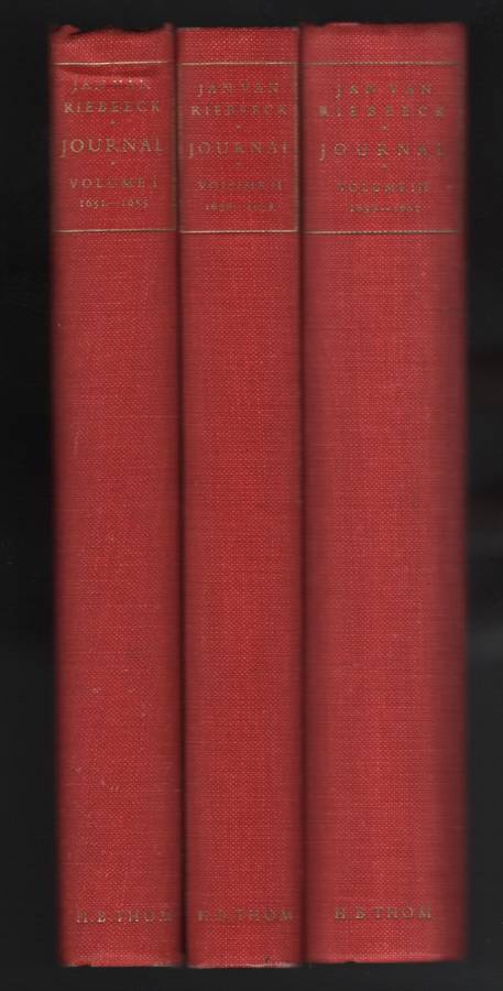 Journal of Jan van Riebeeck Volume 1-3 - Van Riebeeck, Jan; Thom, H.