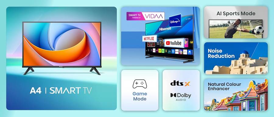Hisense 40 Inch Full HD QLED VIDAA Smart TV