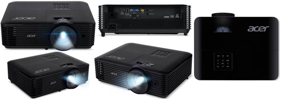 Acer X1128i Data Projector 4500 ANSI Lumens DLP SVGA 3D