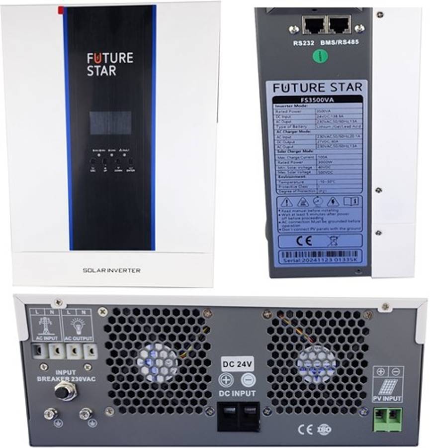 Solarix Inverter 3.5KVA 24V Future Star