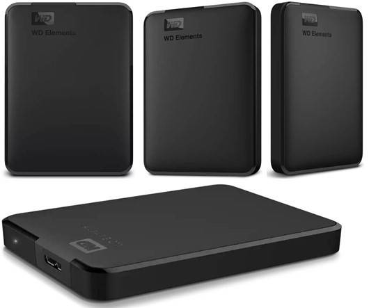 Western Digital 1TB Elements Black 2.5-Inch External HD