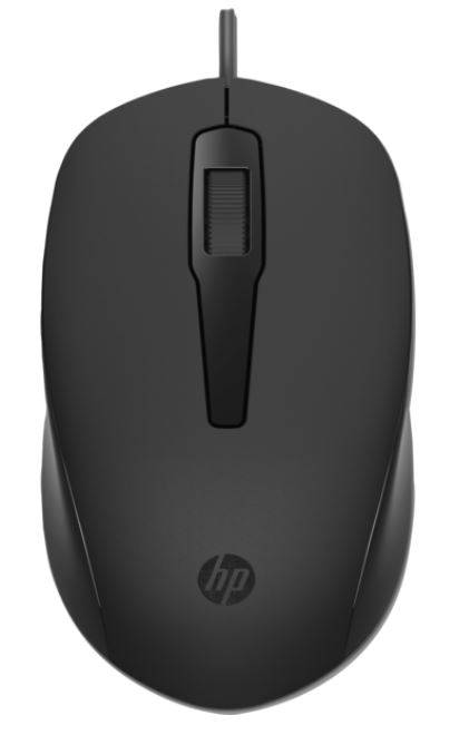 HP 150 Wired Mouse Optical Black - ergonomic and reliable input device designed for everyday use ...