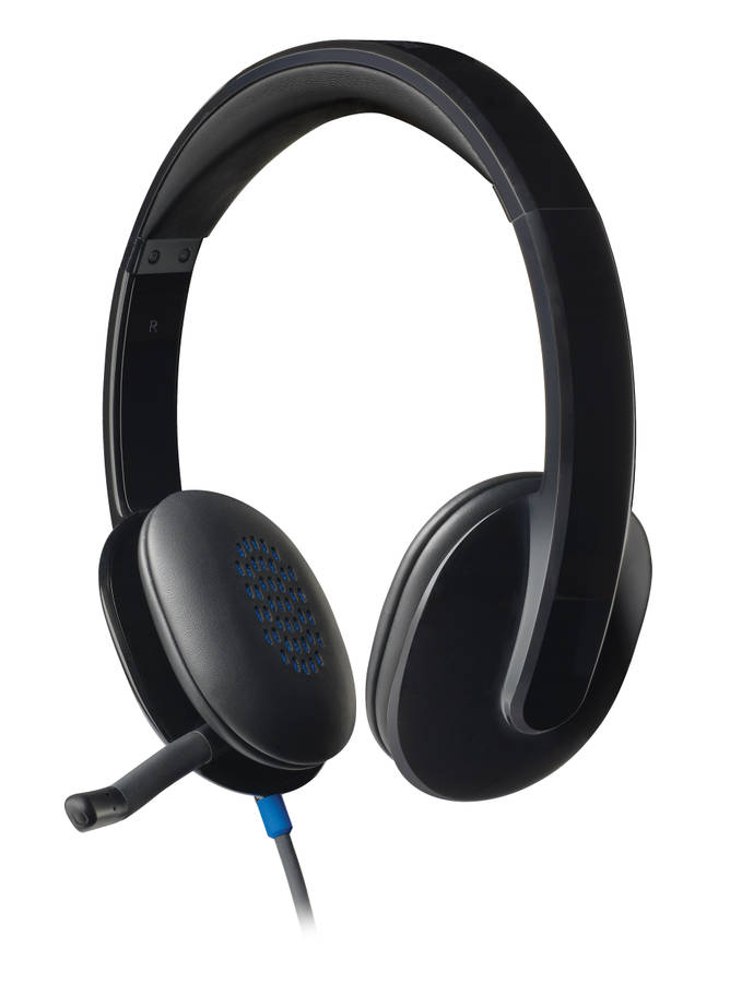 Logitech H540 - Stereo Headset - Black - USB