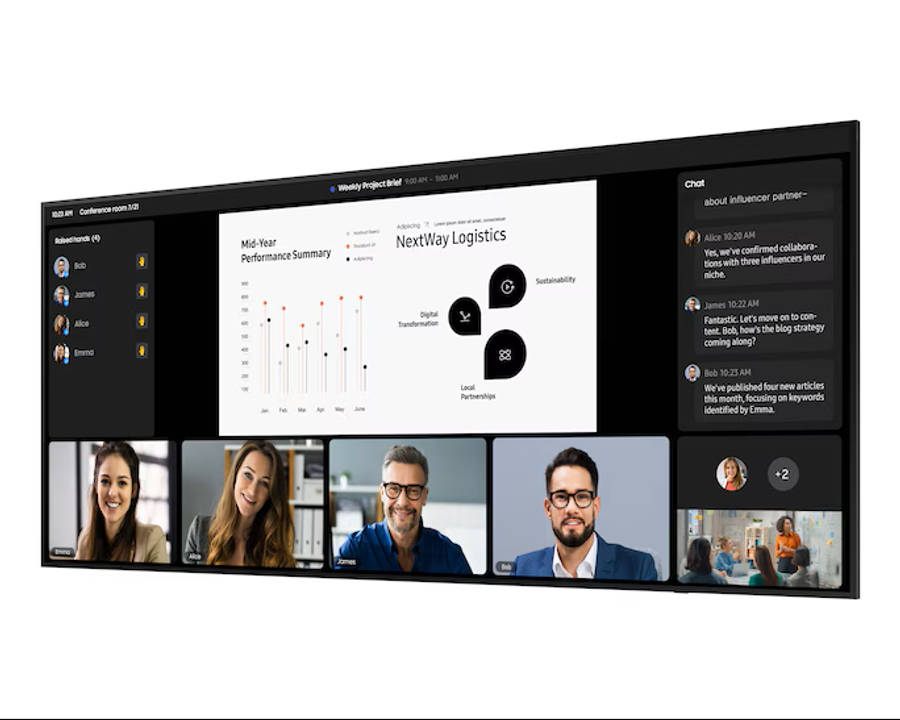 Samsung 105" Professional Display - Ultra-slim design Resolution: 5120x2160 (21:9) UHD 5K 24/7 Usage
