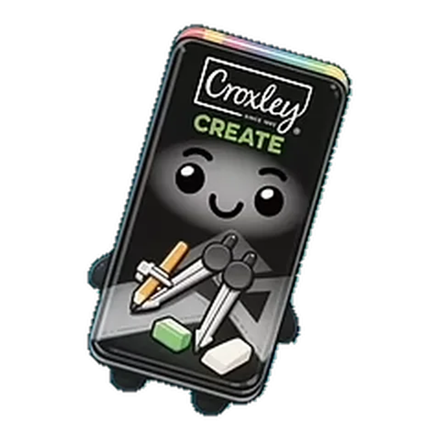 Croxley Mathematical Instruments Set sticker - Checkers Stickables