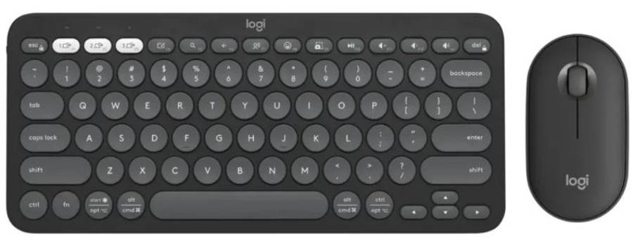 Logitech Pebble 2 Keyboard & Mouse Combo - Black