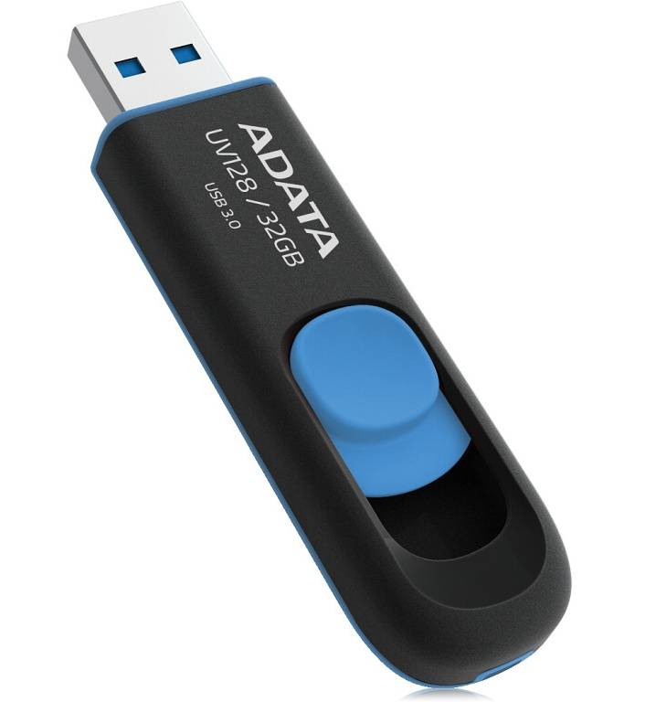 Adata UV128 DashDrive Retractable 32GB USB 3.0 - Adata