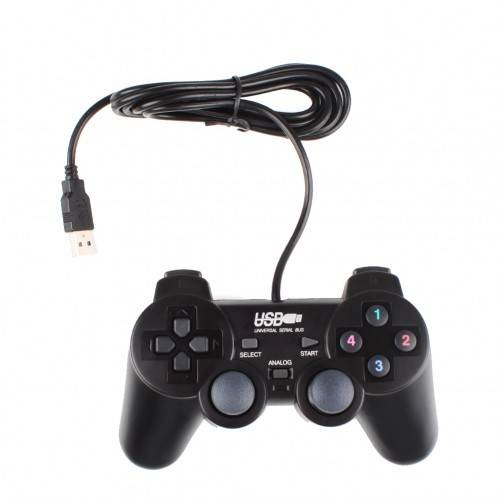 Analog Double Shock Vibrating Gamepad USB Wired for PC