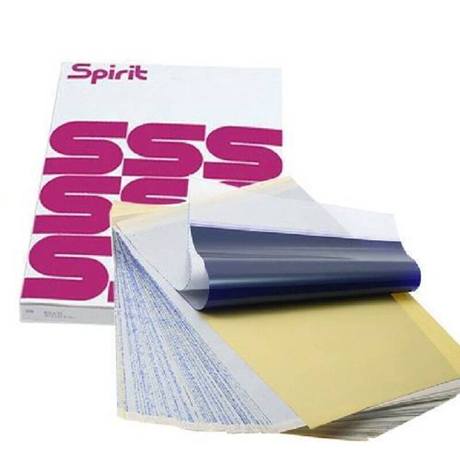 Tattoo Stencil Transfer Spirit Paper Hectograph Carbon - 100 sheets