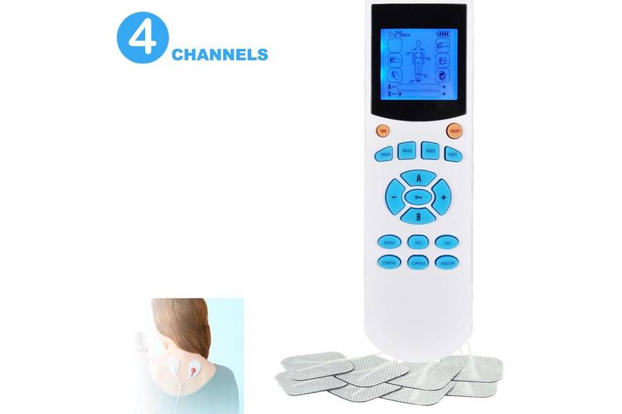 TENS EMS Machine Pain Relief Massager, 4 Channel