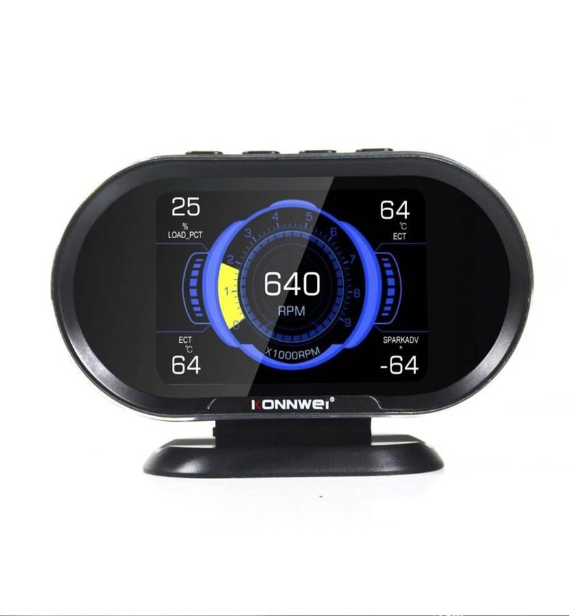 KW206 auto onboard computer gauge and OBII engine scanner