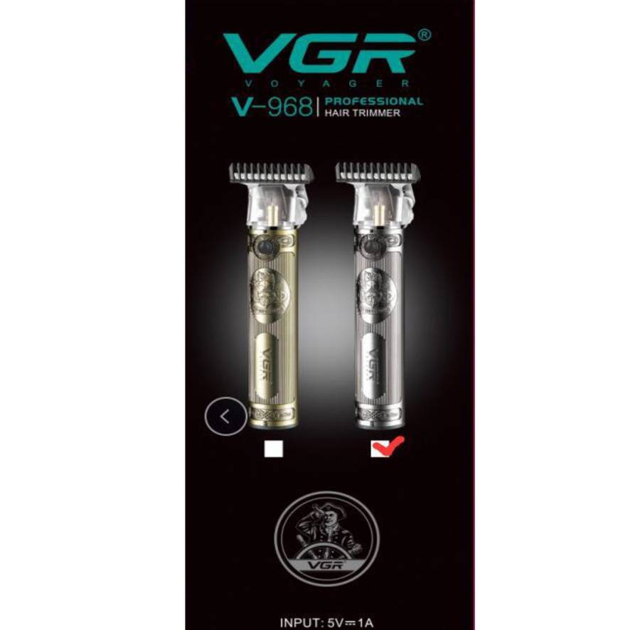 VGR V-968 Silver professional hair clipper