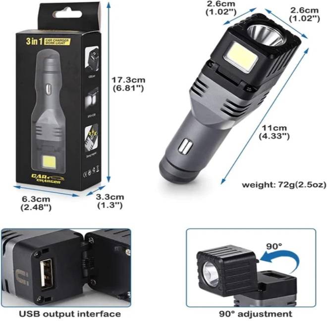 LED Worklight , Car charger