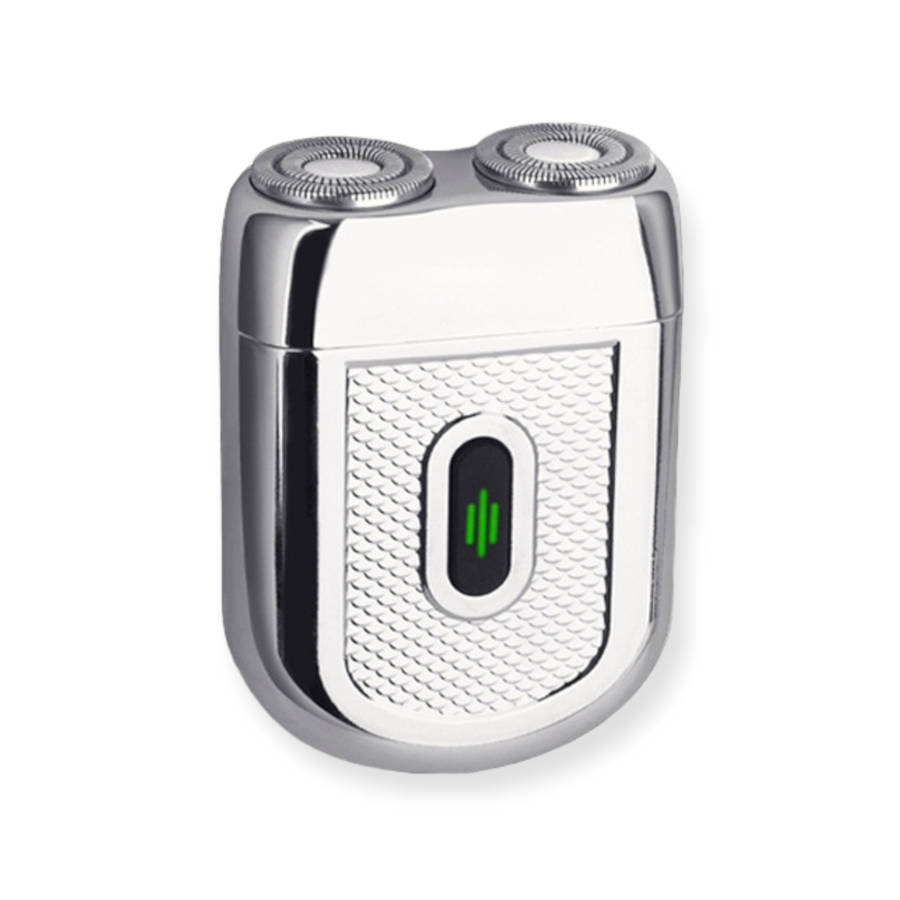 Rechargeable Portable Rotary Double-head Hair Shaver