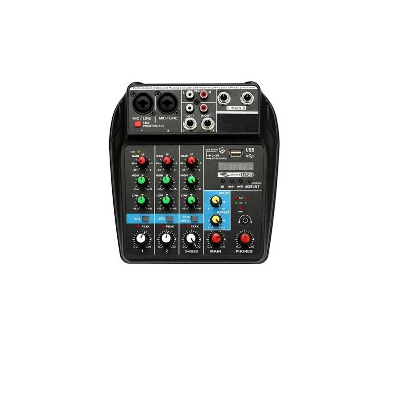 Self-powered 4-Channel Digital Mixer & Bluetooth