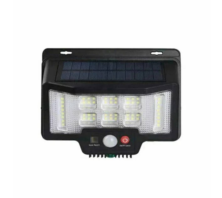White Solar Powered Sensor Wall Light