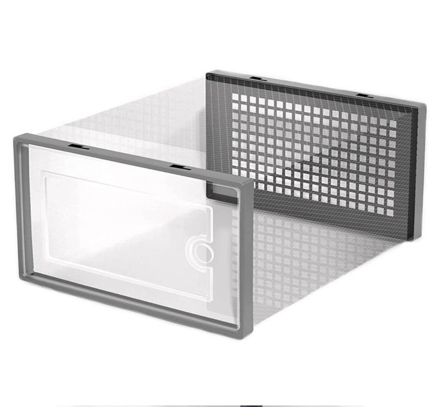 Stackable shoe storage box