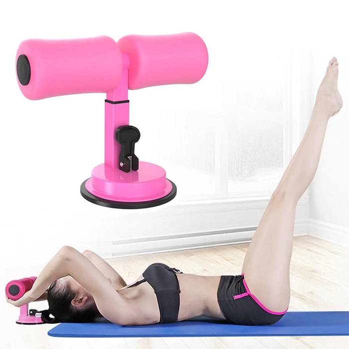 Multi-Function Adjustable Sit-Up Bar Suction Floor Exercise Stand