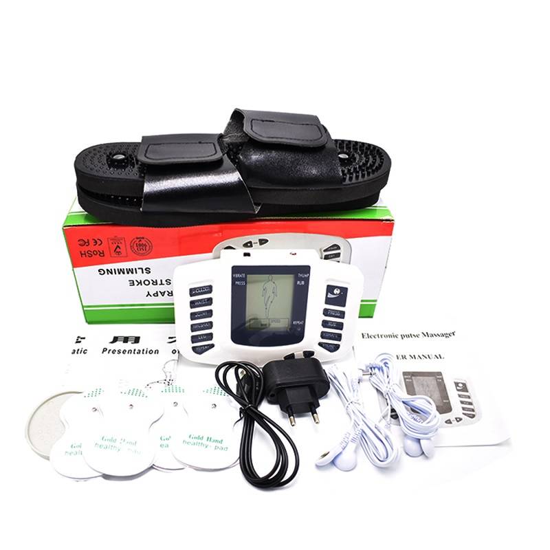 Digital Tens & Body Stimulator Machine+therapy slippers