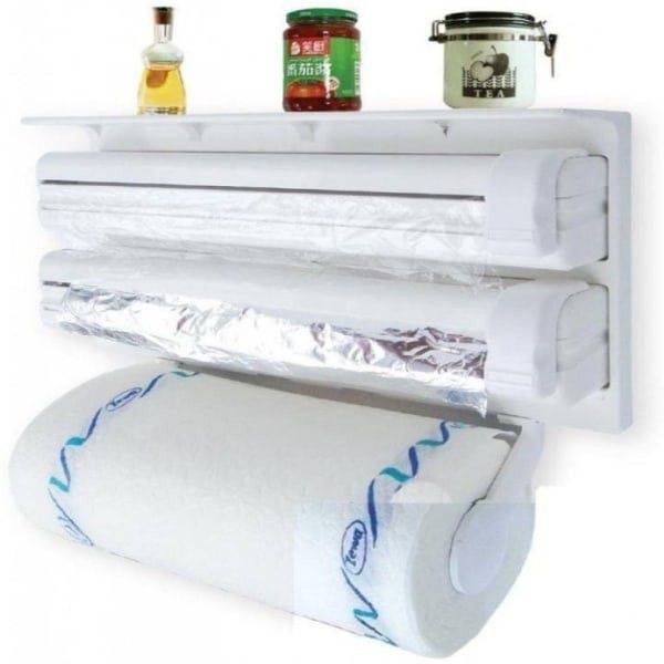 Kitchen Roll Triple Paper Dispenser