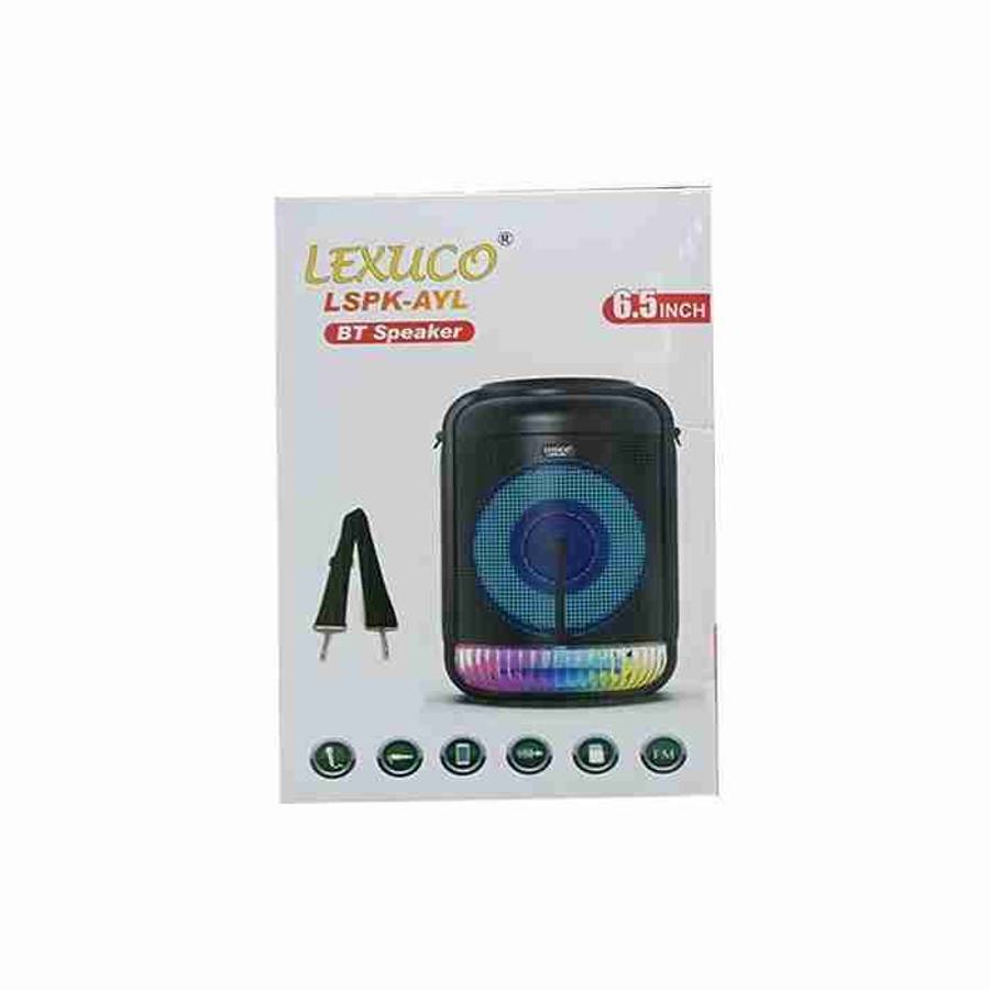 Lexuco LSPK-AYL Classic Bluetooth Speaker  6.5" Driver, 10W Output, USB/AUX Playback, LED Lights