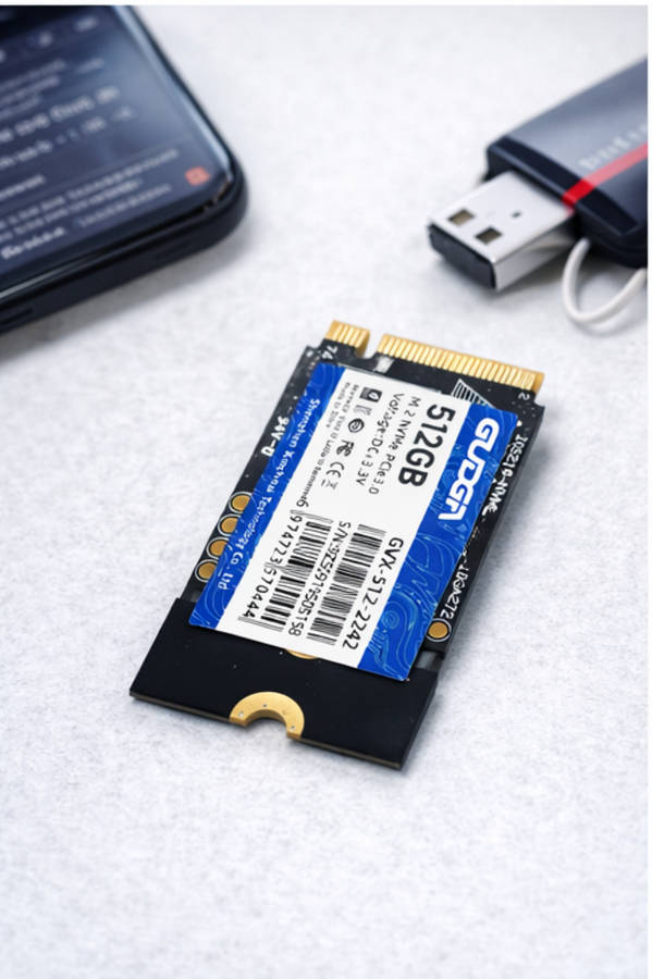 GUDGA 512GB M.2 2242 SATA SSD  Compact High-Speed Internal Drive (GVX-512-2242)