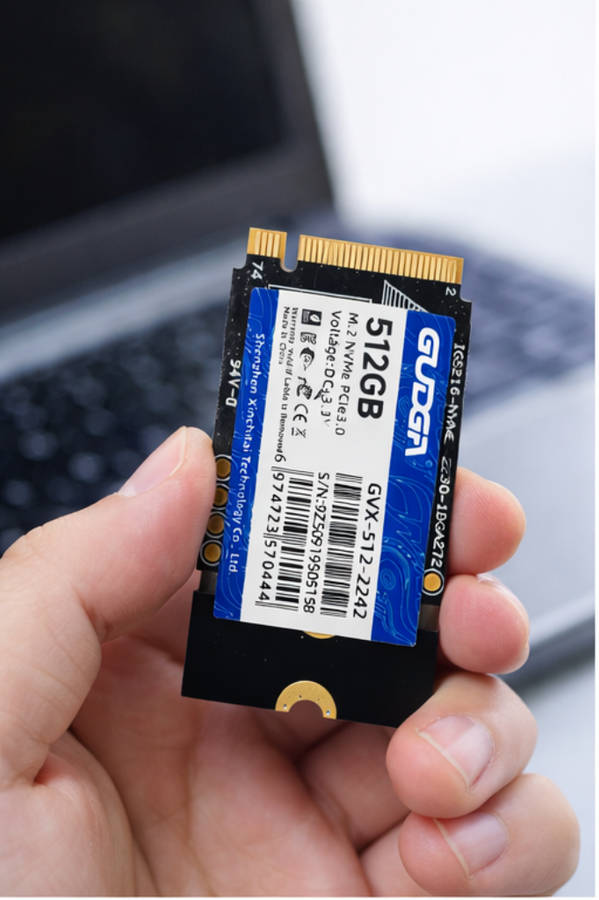 GUDGA 512GB M.2 2242 SATA SSD  Compact High-Speed Internal Drive (GVX-512-2242)