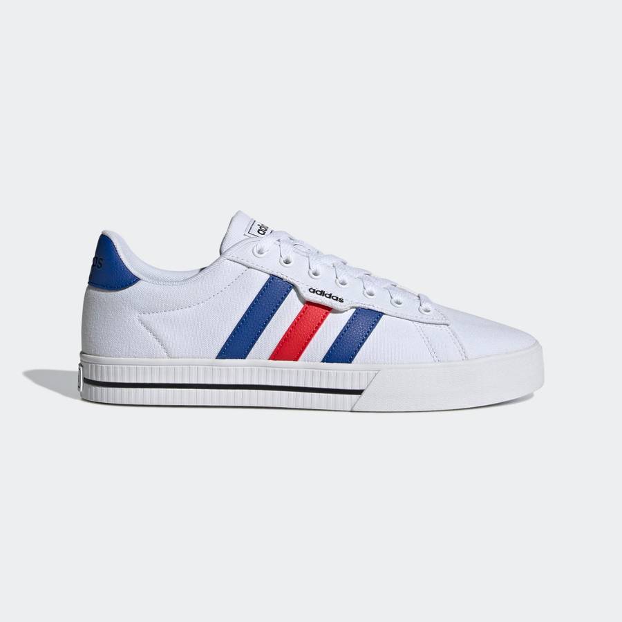 adidas Men's Daily 3.0 White Royal Red H04578 Size UK 9/10 (SA 9/10)