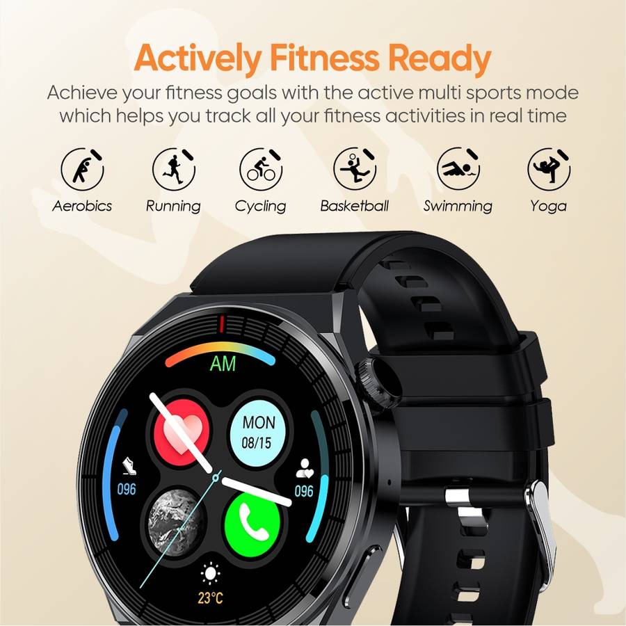 Sports Smart Watch 1.52" HD IP67 with Wireless Call - MT25
