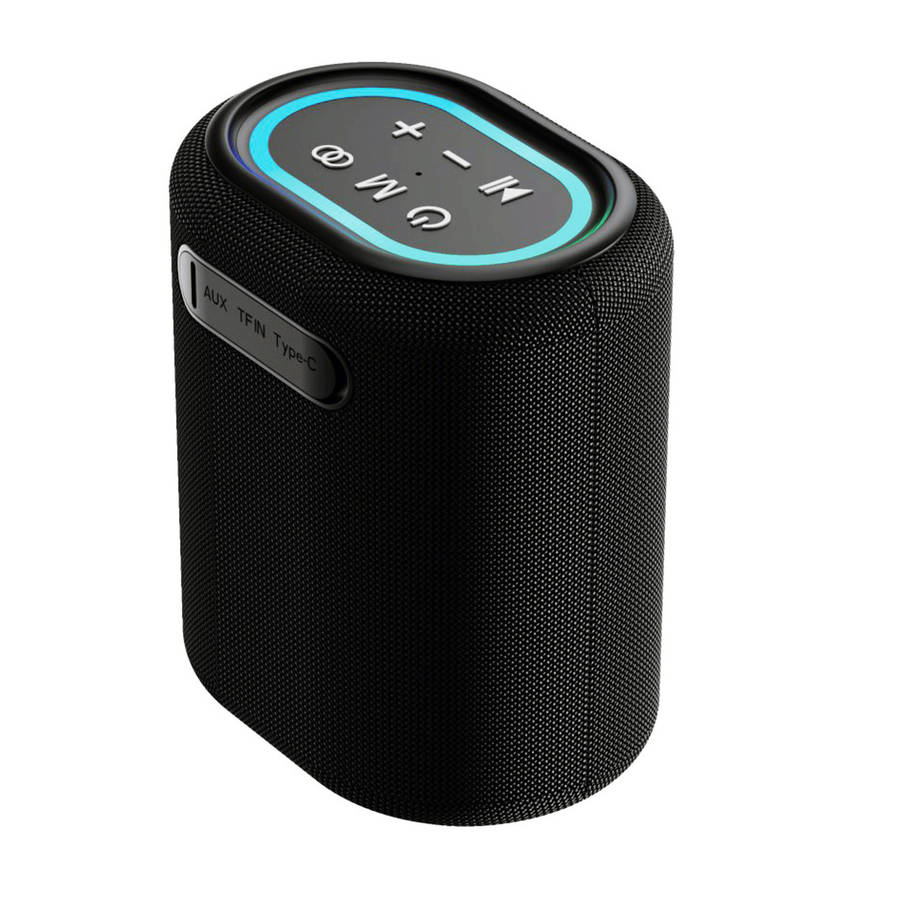 SP210 Bluetooth Waterproof  IP6 Speaker, 25W DSP TF LED TWS AUX MIC