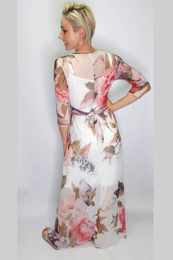 Wood Anemone Wrap Around Dress