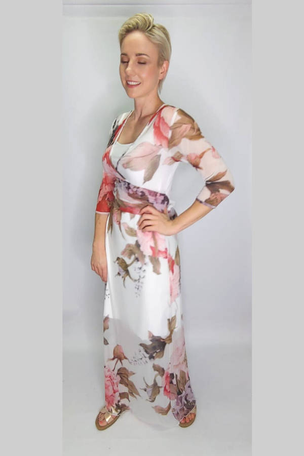 Wood Anemone Wrap Around Dress