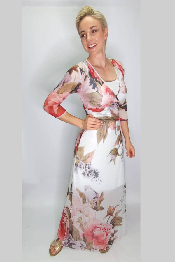 Wood Anemone Wrap Around Dress