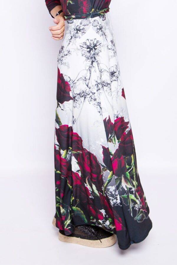 Spanish Rose Cross-Over Dress