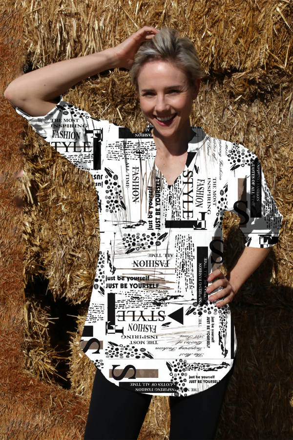 Fashion Text Top