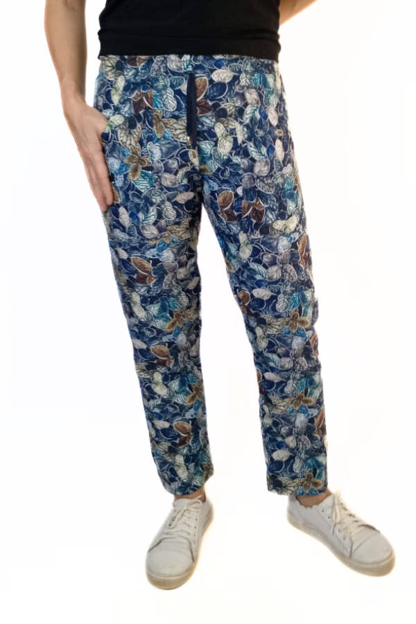 Autumn Leaves Draw-String Trousers