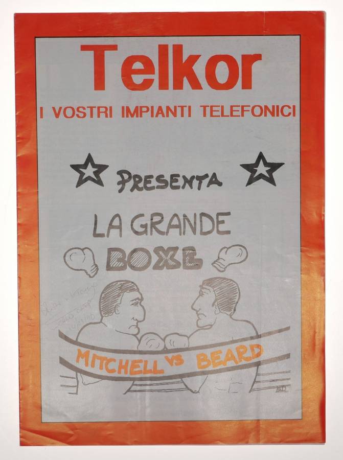 Mitchell vs Beard Boxing Program Telkor La Grande Boxe Vintage