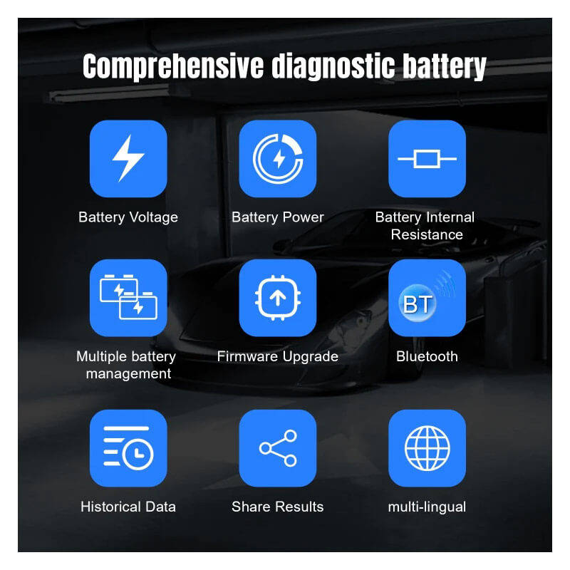 Konnwei BK200 Ultimate 6V/12V/24V Bluetooth Battery Tester