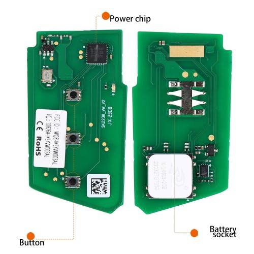Autel IKEY Premium Style Smart Programmable Key 3 Buttons (VW Style)