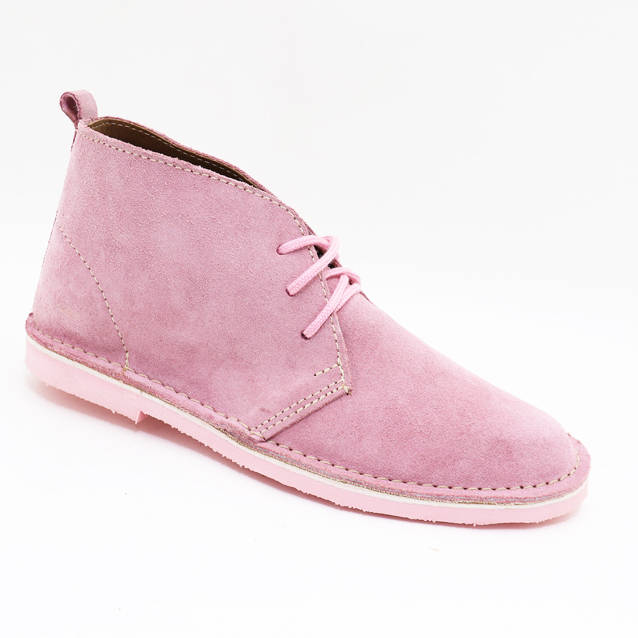 Ladies Pink African Desert Vellie size 6 7 8 left