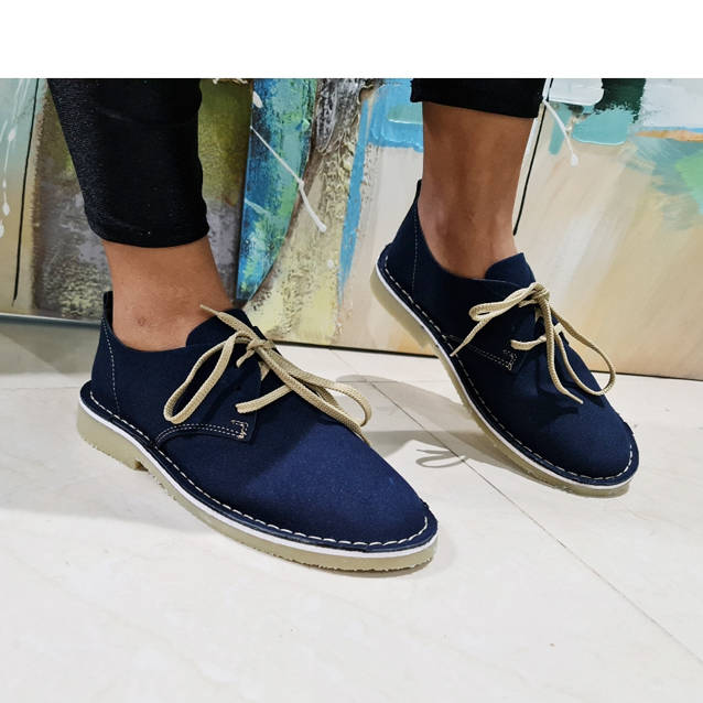 LADIES VELLIE | NAVY  SUEDE    ( BIG MAKE )
