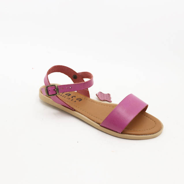 Genuine Leather Maca Ankle Strap Sandal -Size 5 8 left