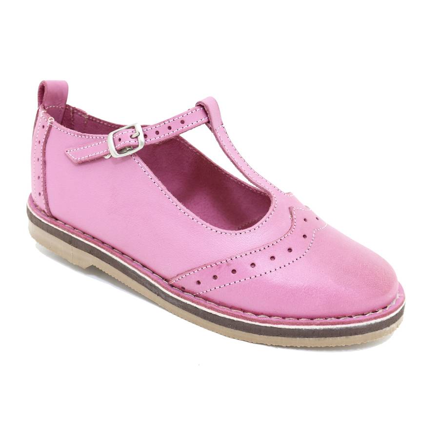 Woman's Brogue T-Bar - Size 3 4 6 left