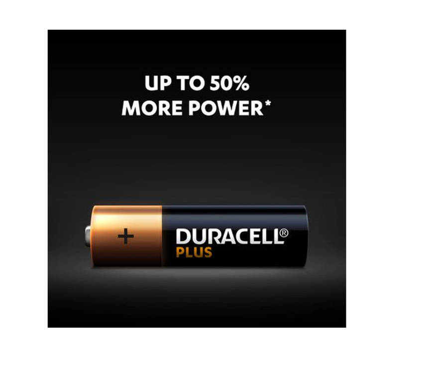 Duracell Plus AA Alkaline Batteries, 12 Pack - 1.5V LR6 MN1500
