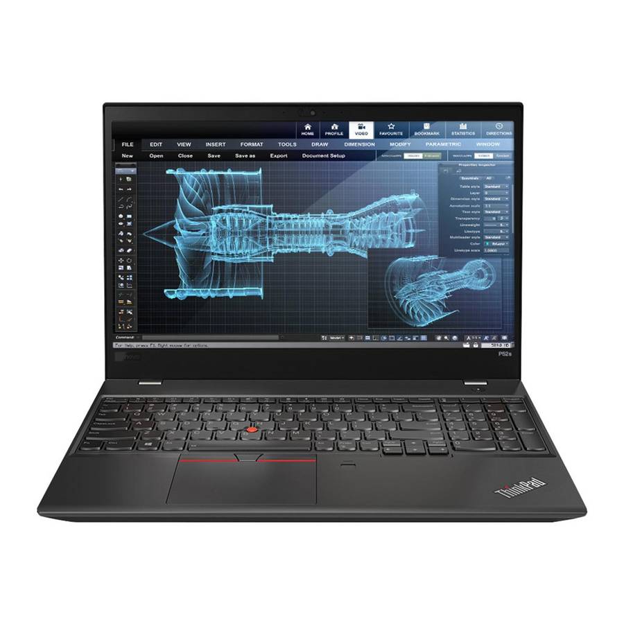 Lenovo Thinkpad P52 Workstation | i7 8750H 2.20GHz | 16GB DDR4 Ram | 512GB SSD | 15.6 LCD Disp...