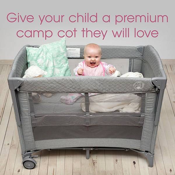 2-in-1 Camp cot &amp; co sleeper