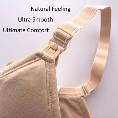 Seamless Hands Free Breast Pump Bra - LARGE