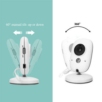 3.2" Video Baby Monitor with Audio and Night Vision
